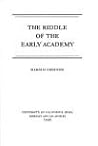 The Riddle of the Early Academy by Harold F. Cherniss