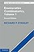 Cambridge Studies in Advanced Mathematics, Volume 49: Enumerative Combinatorics, Volume 1