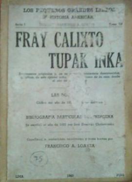Fray Calixto Tupak Inka