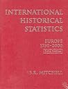International Historical Statistics Europe 1754-2000: Europe, 1750-2000
