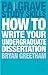 How to Write your Undergraduate Dissertation by Bryan Greetham