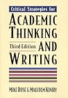 Critical Strategies for Academic Thinking and Writing