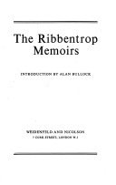 The Ribbentrop Memoirs (Hardcover)