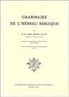 Grammaire de L'Hebreu Biblique