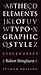 The Elements of Typographic Style by Robert Bringhurst