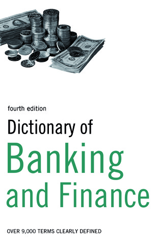 Dictionary of Banking and Finance (Paperback)