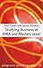 Studying Business at MBA and Masters Level (Palgrave Study Guides)