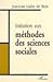 Initiation aux méthodes des sciences sociales
