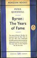 Byron: The Years of Fame   (Paperback)