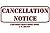 Cancellation Notice