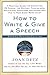 How to Write and Give a Spe...