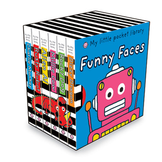 My Little Pocket Library Funny Faces: 6 Books! Dizzy Dragon, Rocky Dog, Millie Cow, Alien Al, Rusty Robot, Charlie Monkey