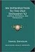 An Introduction To The Old Testament V2: Critical, Historical, And Theological: Containing A (1862)