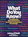 What Do You Know? : The Ultimate Test Of Common (and Not So Common) Knowledge
