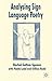Analysing Sign Language Poetry