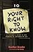 Your Right To Know: A Citiz...