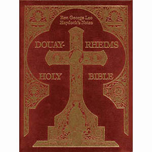 Haydock - Douay Rheims Bible - Large Print