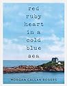 Red Ruby Heart in a Cold Blue Sea