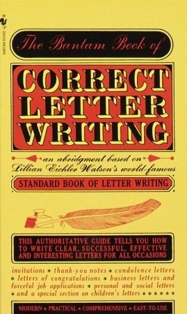 Bantam Book of Correct Letter Writing (Paperback)