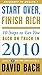 Start Over, Finish Rich: 10 Steps to Get You Back on Track in 2010
