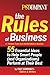 Fast Company The Rules of Business by Fast Company