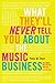 What They'll Never Tell You About the Music Business by Peter Thall