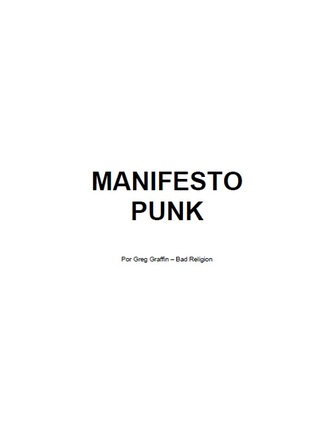 Manifesto Punk (ebook)