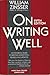 On Writing Well by William Zinsser
