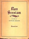 Non Serviam