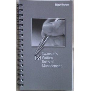 Swanson's Unwritten Rules of Management (Spiral-bound)