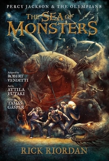 The Sea of Monsters: The Graphic Novel (Percy Jackson and the Olympians: The Graphic Novels, #2)