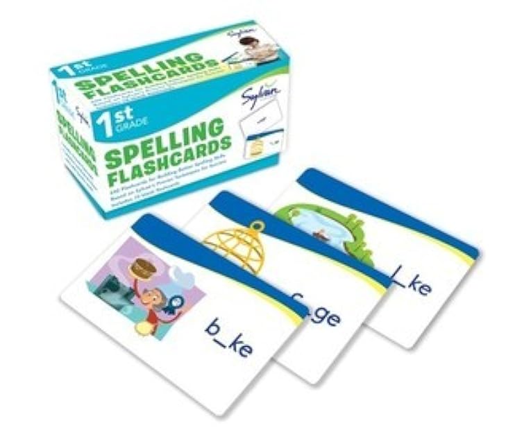 1st Grade Spelling Flashcards: 240 Flashcards for Building Better Spelling Skills Based on Sylvan's Proven Techniques for Success (Sylvan Language Arts Flashcards)