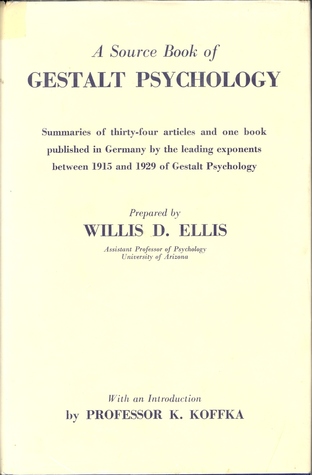 A Source Book of Gestalt Psychology (Hardcover)