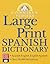 Diccionario Random House Webster's de Español Impresión Grande (para visión subnormal)