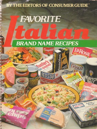 Favorite Italian Brand Name Recipes (Spiral-bound)