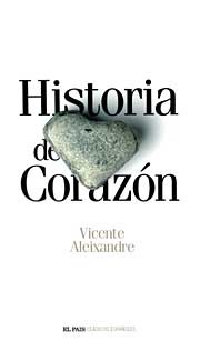 Portada de Historia del corazón, de Vicente Aleixandre