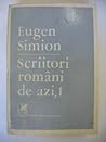 Scriitori români de azi I Scriitori români de azi I