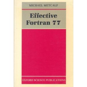 pdf download Effective Fortran 77 (Oxford science publications)