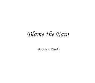 Blame the Rain (ebook)