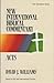 NEW INTERNATIONAL BIBLICAL COMMENTARY: ACTS