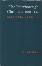 The Peterborough Chronicle, 1070-1154; (Hardcover)