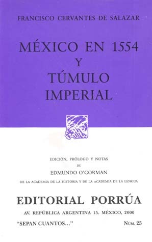México en 1554 y Túmulo imperial (Paperback)