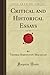 Critical and Historical Essays, Vol 1 of 2