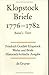 Briefe 1776-1782, Band 1: Text