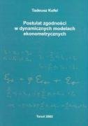 Postulat zgodności w dynamicznych modelach ekonometrycznych