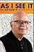As I See It by L.K.Advani