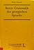 Kurze Grammatik der Georgischen Sprache