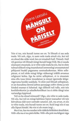 Mängult on päriselt (Paperback)