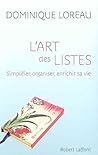 L'art des listes ...