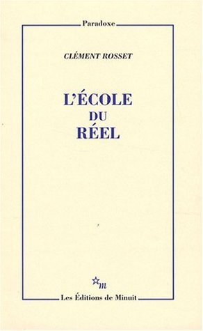 L'école du réel (Broché)